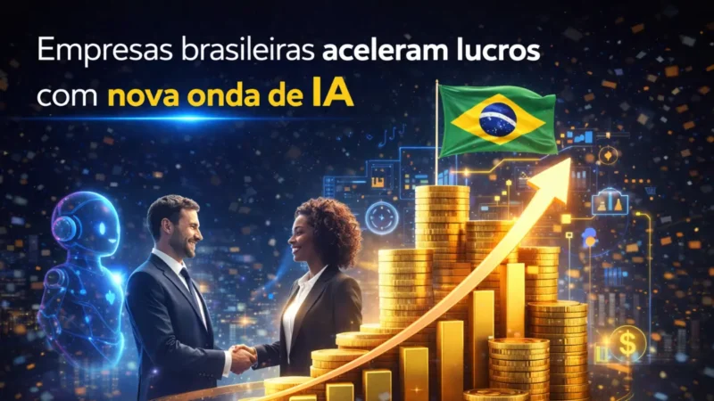 Empresas brasileiras aceleram lucros com nova onda de IA