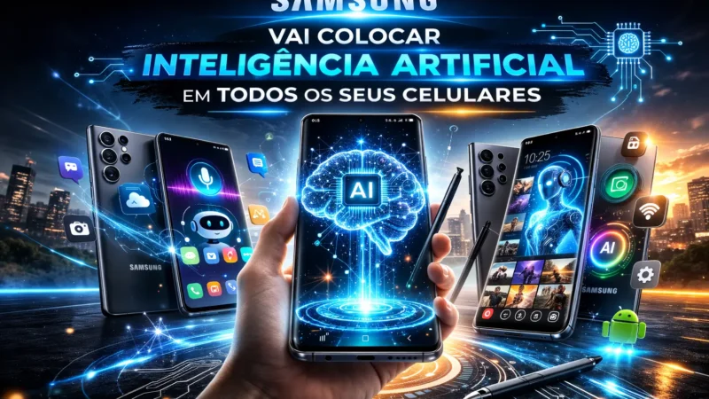 Samsung vai colocar inteligência artificial em todos os seus celulares