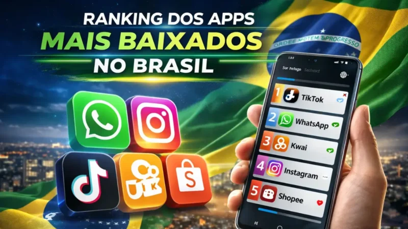 Ranking dos apps mais baixados no Brasil